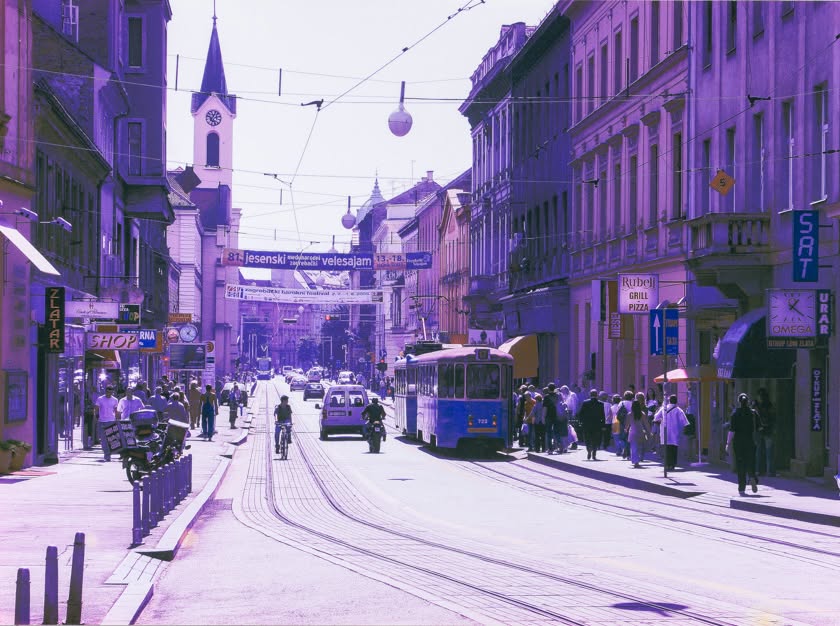 Frankopanska ulica 2000. godine (Foto Zvonimir Dumančić)
